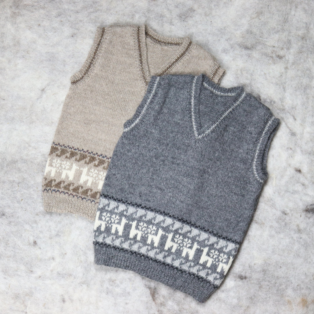 100% alpakavillane vest lastele
