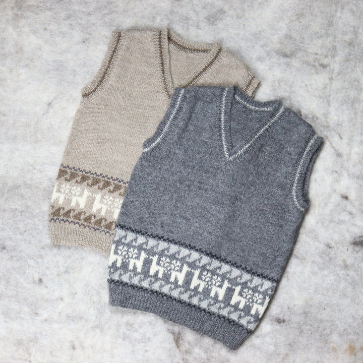 100% alpakavillane vest lastele