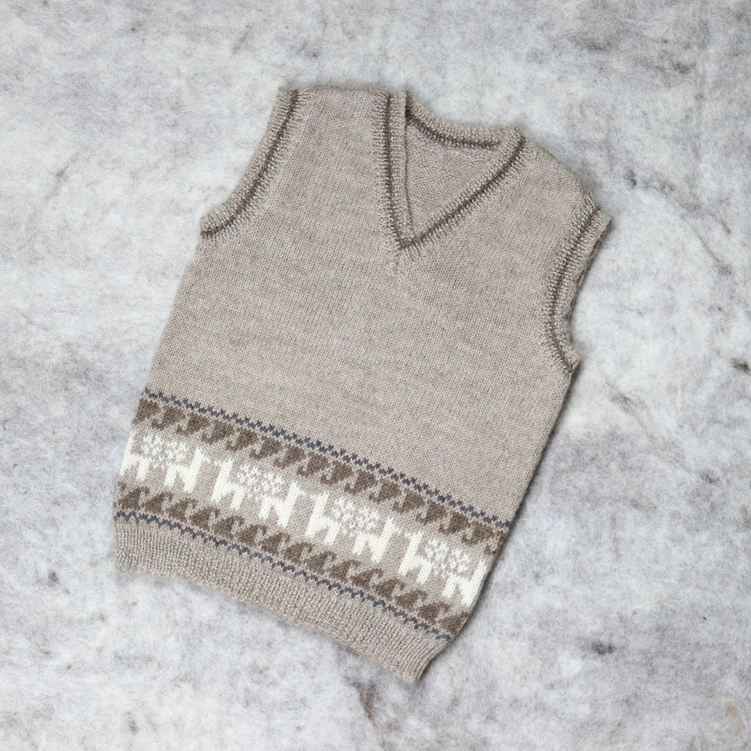 100% alpakavillane vest lastele