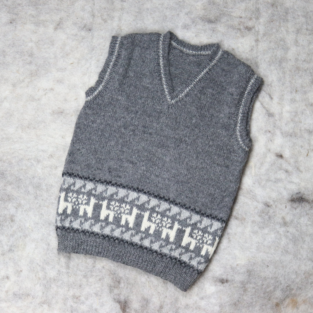 100% alpakavillane vest lastele