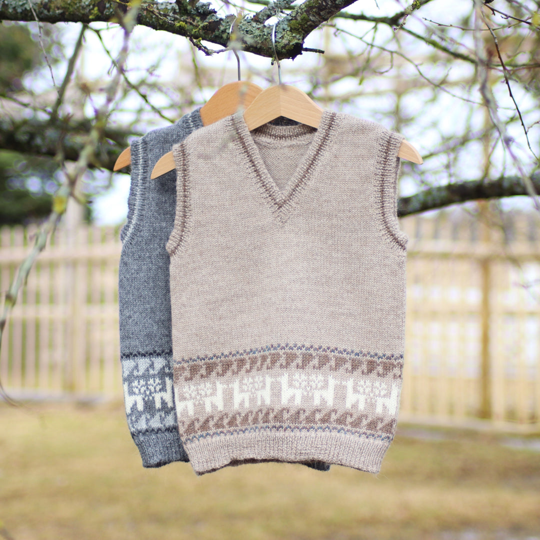 100% alpakavillane vest lastele
