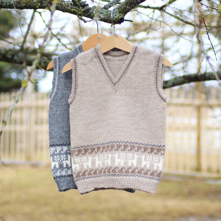 100% alpakavillane vest lastele