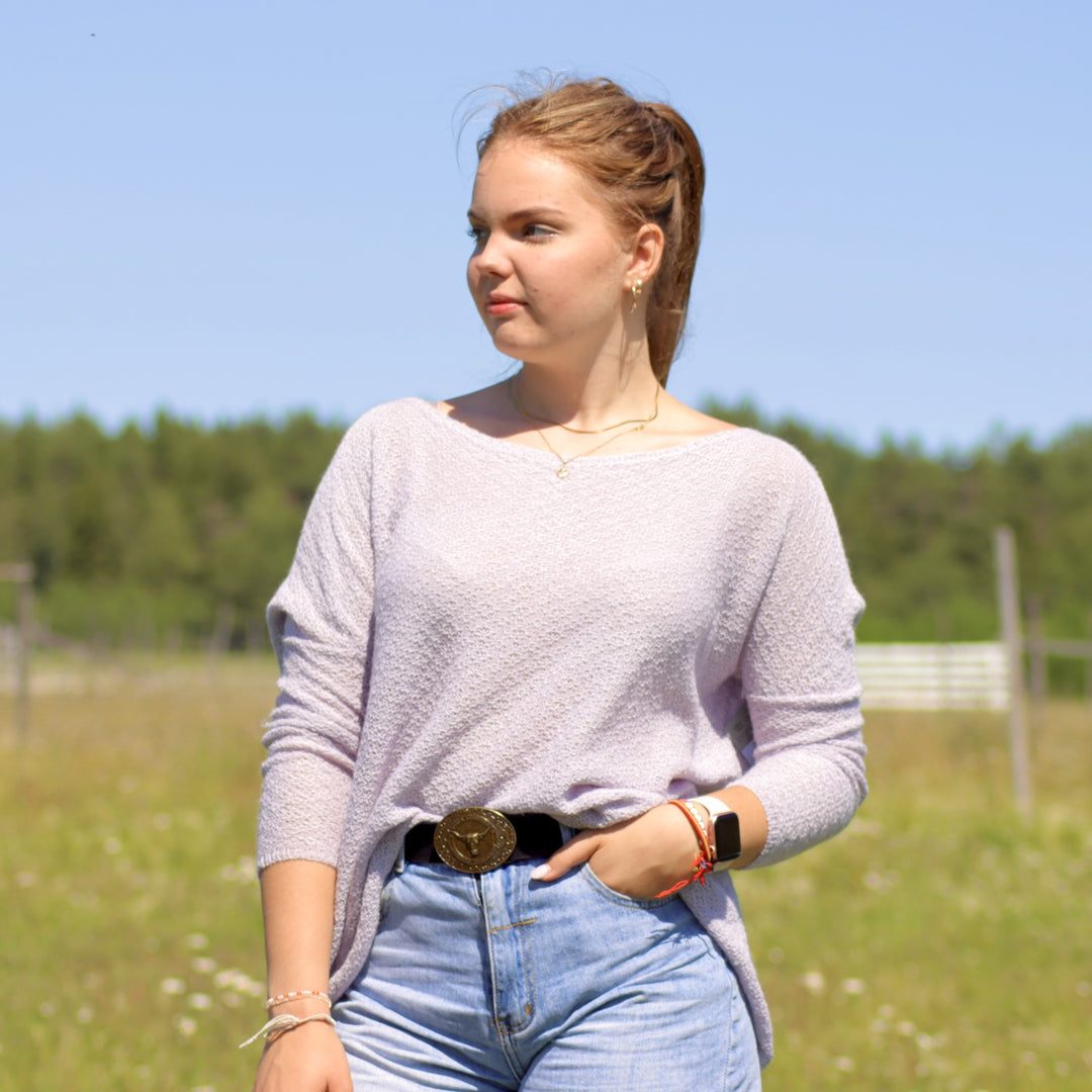 Beebialpakavillane õhuline kampsun